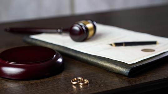 Gavel and a ring