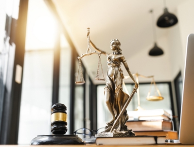 gavel and scale