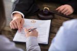 signing divorce papers